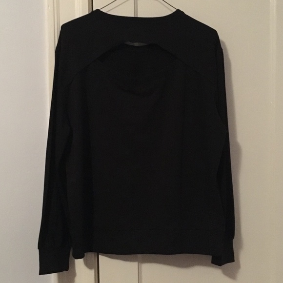 Pact Crewneck Sweatshirt with Back Cutout NWOT - Picture 2 of 3
